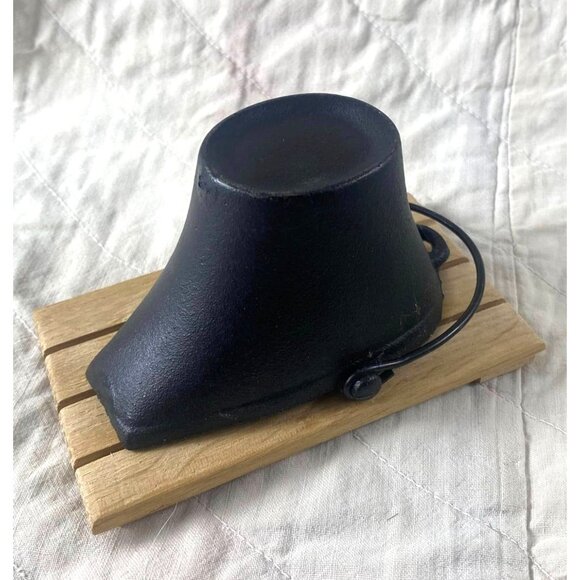 Vintage Cast Iron Ash Coal Bucket Toothpick Holder - Picture 3 of 3